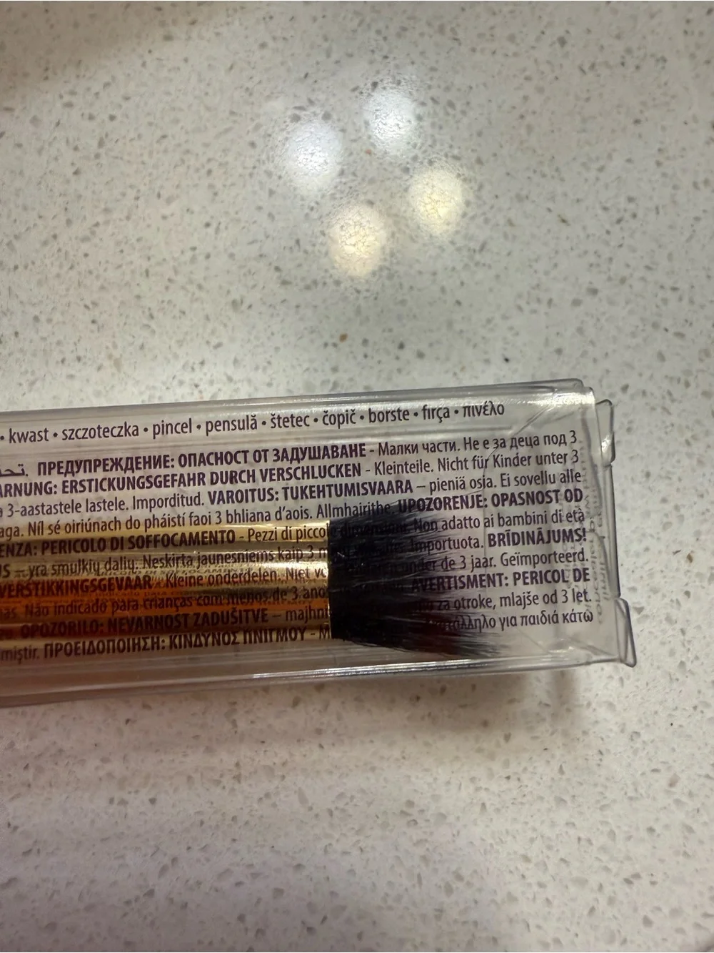 Tarte “Candy Cane” Rhinestone Concealer Paw Brush- NIB